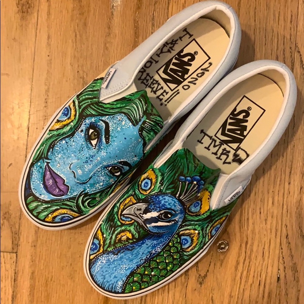 Custom Taylor Reeve Hand Painted Vans